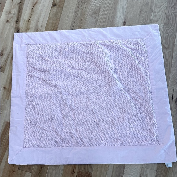 Beautiful baby blanket - Light pink - 100% Cotton Muslin outer. - Picture 2 of 6
